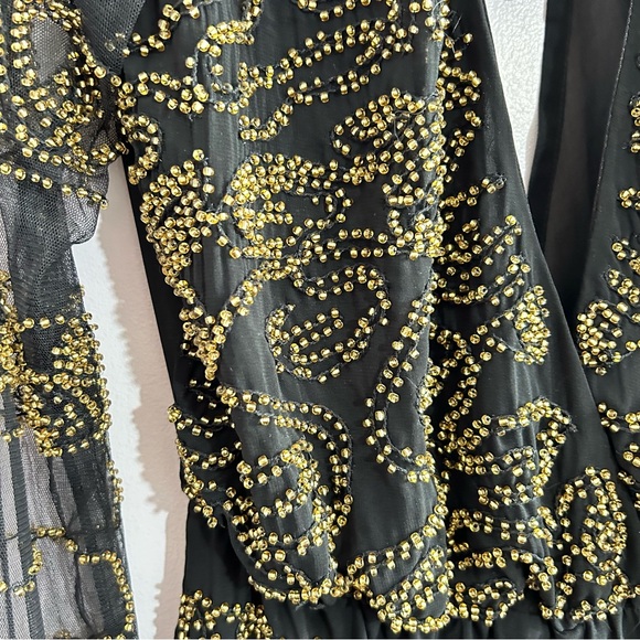 Eliya The Label Petrani Beaded Playsuit Small - Picture 5 of 10